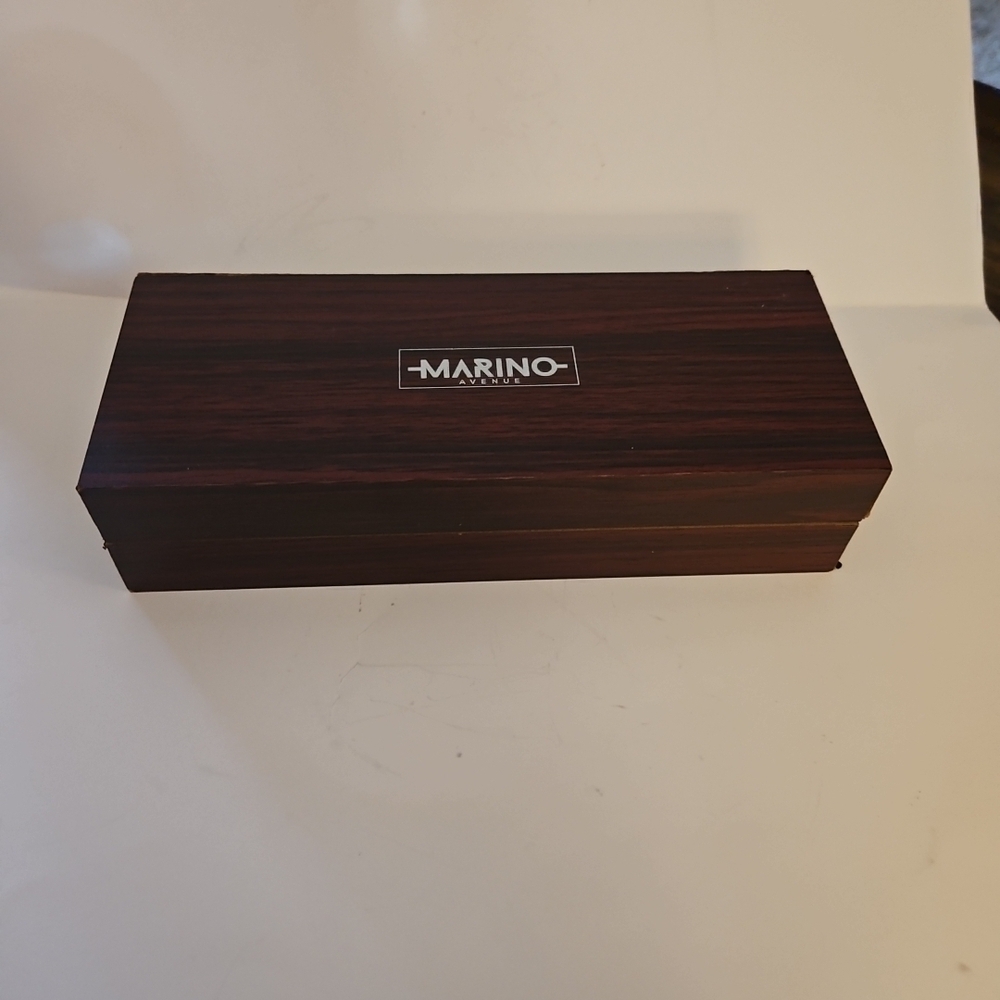 Marino Men's Wooden Box - Brown